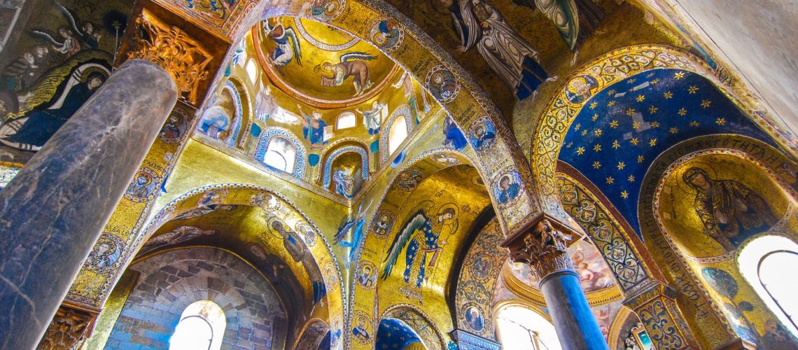 Mosaici siciliani bizantini, Palermo_ Hotel Sikania